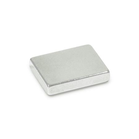 Otto Ganter Raw Magnet Block Shaped, GN 55.4